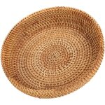 Corbeille  fruits ronde corbeille  pain en rotin tress plateau en osier naturel corbeille dcorative ...