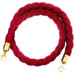 Corde de barri�re corde de barri�re de s�paration de contr�le de foule avec crochet pour h�tel / banque ...