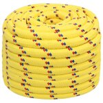 Corde de bateau - corde de levage - bonne vie - jaune 20 mm 25 m - polypropylène300633 ? Corde de bateau - corde de levage - bonne vie - jaune 20 mm 25 m - polypropylène300633 ?