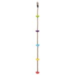 Corde descalade multicolore - vidaxl - polyester - 105 x 105 x 201 cm - 096 kg - durable - utilisation ...