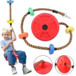 Corde descalade de fitness pour enfants avec plates - formes et sige de balanoire  disque ensemble ...