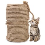 Corde à griffer pour chat50m * 6mm corde en sisal naturelarbre à chatgriffoir pour chatréparation griffes ... Corde à griffer pour chat50m * 6mm corde en sisal naturelarbre à chatgriffoir pour chatréparation griffes ...