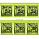 Cordes de guitare lectrique - 1 jeu 6 cordes en nickel 2221 10 - 46 - conviennent  divers instruments ...