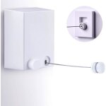 Corde à linge rétractable en acier inoxydable ? corde 4 m extensible pour voyage salle de bain intérieur ... Corde à linge rétractable en acier inoxydable ? corde 4 m extensible pour voyage salle de bain intérieur ...