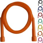 Corde � sauter - farabi sports - ajustable - orange - ergonomique - fitness - boxe