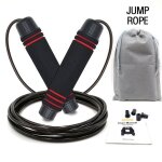 Corde  sauter speed jump rope rglable pour hommes & femmes roulements  billes en acier poignes antidrapan ...