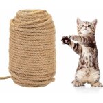Corde en sisal 50m jouet en sisal griffoir pour chat 6mm dpaisseur protection pour les chats jouet pour ...