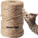 Corde en sisal pour arbre � chat de 8 mm x 50mcorde arbre a chat scratch pilierchanvre naturel 8mmd�coration ...