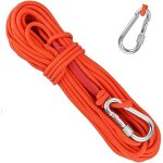 Corde tress�e en polypropyl�ne cordes escalade 6mm x 20m avec mousqueton protection pour p�che alpinisme ...