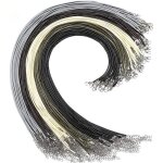 Cordon collier - non sp�cifi� - 100 pcs - coton cir� - 18 pouces - couleurs vari�es