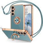 Cordon coque pour samsung a55 avec corde et anneau 360 rotatif etui pour samsung galaxy a55 5g avec collier ...