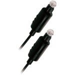 Cordon fibre optique toslink - apm - mâle / mâle - noir - 2m Cordon fibre optique toslink - apm - mâle / mâle - noir - 2m