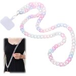 Cordon telephone portablelot de tour de cou telephone universelle avec patchcouleur longue chaine laniere ...