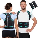 Correcteur de posture - ceinture dorsale / lombaire et redresseur de dos pour soulager les douleurs au ...