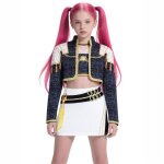 Cosplay deguisement pour filles costume cosplay k - pop demon hunters huntrix tenue mira zoey rumi uniforme ...