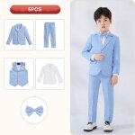 Costume 5 pices vitata pour garon - robe de marie et costume de spectacle pour enfant - costume gentleman ...