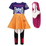 Costume anime hunters cosplay avec perruque - costume de chanteuse pour fille déguisement de démon tenue ... Costume anime hunters cosplay avec perruque - costume de chanteuse pour fille déguisement de démon tenue ...