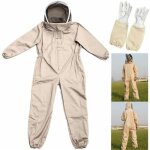 Costume apiculture - beekeeper - xxl - gants inclus - 100% coton - protection anti piqres