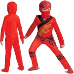 Costume de carnaval pour enfants lego ninjago kai 94 - 103 cm 3 - 4 ans