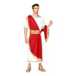 Costume - widmann - empereur romain - multicolore - polyester - pour homme