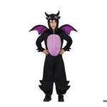 Costume de dragon noir pour garon