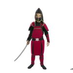 Costume - guerrier samoura� rouge - enfant - polyester - 6 mois � 12 ans