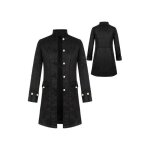 Costume homme steampunk gothique xxl redingote noire �l�gante style victorien vintage pour halloween ...