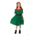 Costume lutin enfant - ptit clown - christmas elf dress - dguisement nol fille