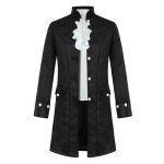Costume victorien pour homme avec jabot gothique frac steampunk halloween xxl Costume victorien pour homme avec jabot gothique frac steampunk halloween xxl