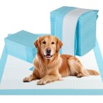 Costway lot de 100 tapis pour chien chiots 90 x 90 cm � 6 couches tapis propret� chat absorption rapide ...