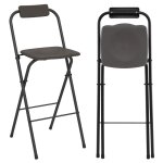 Costway lot de 2 tabourets pliants de bar & bistrot hauts extérieur - dossier et repose - pieds - cadre ... Costway lot de 2 tabourets pliants de bar & bistrot hauts extérieur - dossier et repose - pieds - cadre ...