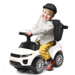 Costway 3 en 1 porteur enfants avec poigne amovible lumires et musique espace de stockage dispositif ...