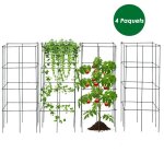 Costway lot de 4 treillis à tomates pour plantes grimpantes piquets de support pour plantes grimpantes ... Costway lot de 4 treillis à tomates pour plantes grimpantes piquets de support pour plantes grimpantes ...