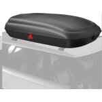 Costway 400l coffre de toit voiture rigide - cls sangles ouverture ct impermable pour voitures avec ...