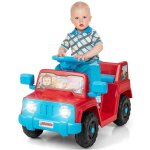 Costway 6v voiture �lectrique enfant avec volant & klaxon & led gobelet de rangement & p�dale pour 18 ...