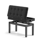 Costway banc de piano réglable avec rangement canapé en bois avec coussins imperméables tabouret avec ... Costway banc de piano réglable avec rangement canapé en bois avec coussins imperméables tabouret avec ...