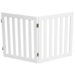 Costway barrière de sécurité pour chien 2 panneaux barrière modulable pliable pour animaux avec charnières ... Costway barrière de sécurité pour chien 2 panneaux barrière modulable pliable pour animaux avec charnières ...
