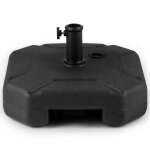 Pied de parasol costway pour m�t � d38 / 48 mm - rempli de 40 kg sable & eau / 30 kg sable / 175 kg eau ...