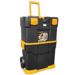 Costway boîte à outils 3 en 1 empilable sur roulettes avec poignée pliable télescopique pliablecoffre ... Costway boîte à outils 3 en 1 empilable sur roulettes avec poignée pliable télescopique pliablecoffre ...