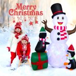 Costway bonhomme de neige gonflable de pingouins 180 cm avec lumières led décoration de noël gonflable ... Costway bonhomme de neige gonflable de pingouins 180 cm avec lumières led décoration de noël gonflable ...