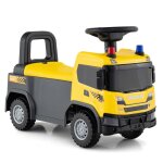 Costway camion de pompiers porteur enfant avec volant klaxon sirnes lumires musique coffre  jouets ...