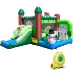 Costway château gonflable enfant souffleur 735w, décoration bonhomme de neige, toboggan, fosse à balles, ... Costway château gonflable enfant souffleur 735w, décoration bonhomme de neige, toboggan, fosse à balles, ...