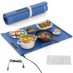 Costway chauffe plat Électrique pliable avec température minuterie réglables arrêt automatique 3 réglages ... Costway chauffe plat Électrique pliable avec température minuterie réglables arrêt automatique 3 réglages ...