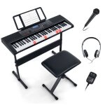 Costway clavier piano 61 touches lumineuses 600 timbres 400 rythmes 50 démonstrations haut - parleurusb ... Costway clavier piano 61 touches lumineuses 600 timbres 400 rythmes 50 démonstrations haut - parleurusb ...