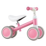 Costway draisienne bb sans pdales avec guidon et sige rglables en hauteur 4 roues pour cadeau anniversair ...