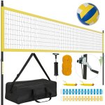Costway ensemble de filet de volleyball extérieur tableaux de score pompe ligne de limite pour jardin ... Costway ensemble de filet de volleyball extérieur tableaux de score pompe ligne de limite pour jardin ...