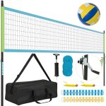 Costway ensemble de filet de volleyball extérieur tableaux de score pompe ligne de limite pour jardin ... Costway ensemble de filet de volleyball extérieur tableaux de score pompe ligne de limite pour jardin ...