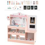 Costway jouet dimitation docteur - bois avec 24 kit de médecin pour enfant 3 ans + rose Costway jouet dimitation docteur - bois avec 24 kit de médecin pour enfant 3 ans + rose