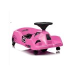 Costway kart �lectrique pour enfants 12v / 7ah avec balai amovible klaxon musique & connexion sans fil ...