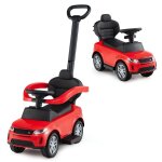 Costway land rover 3 en 1 porteur enfants avec poign�e amovible et barri�re de s�curit� klaxon et sons ...